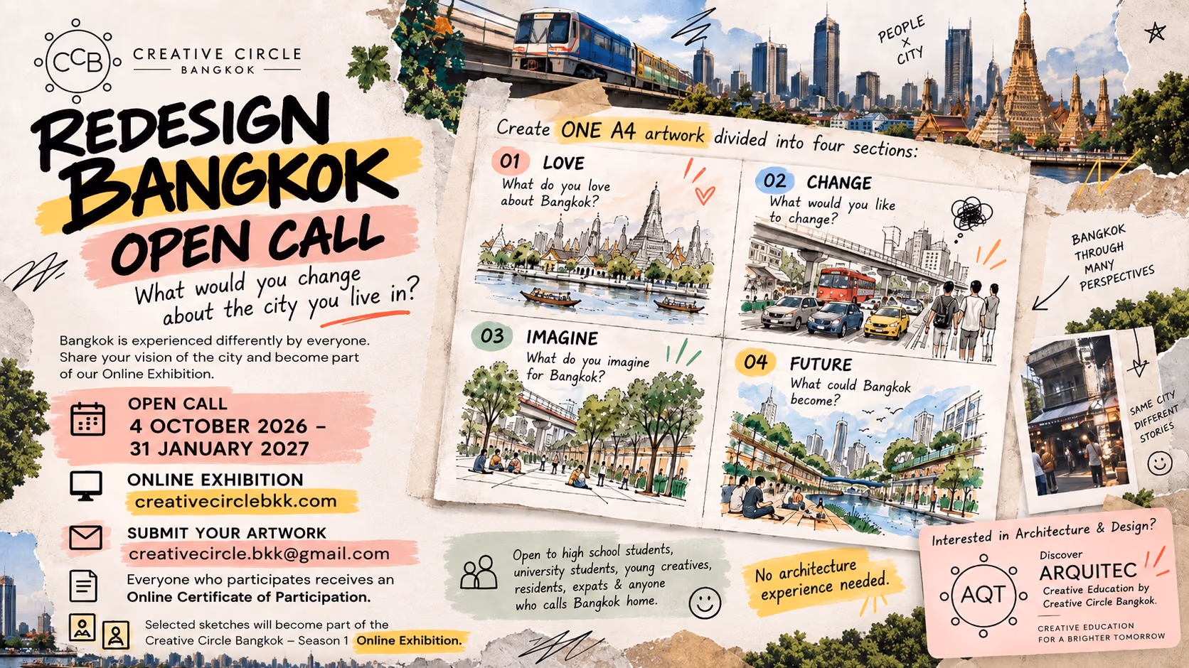 Redesign Bangkok — event poster