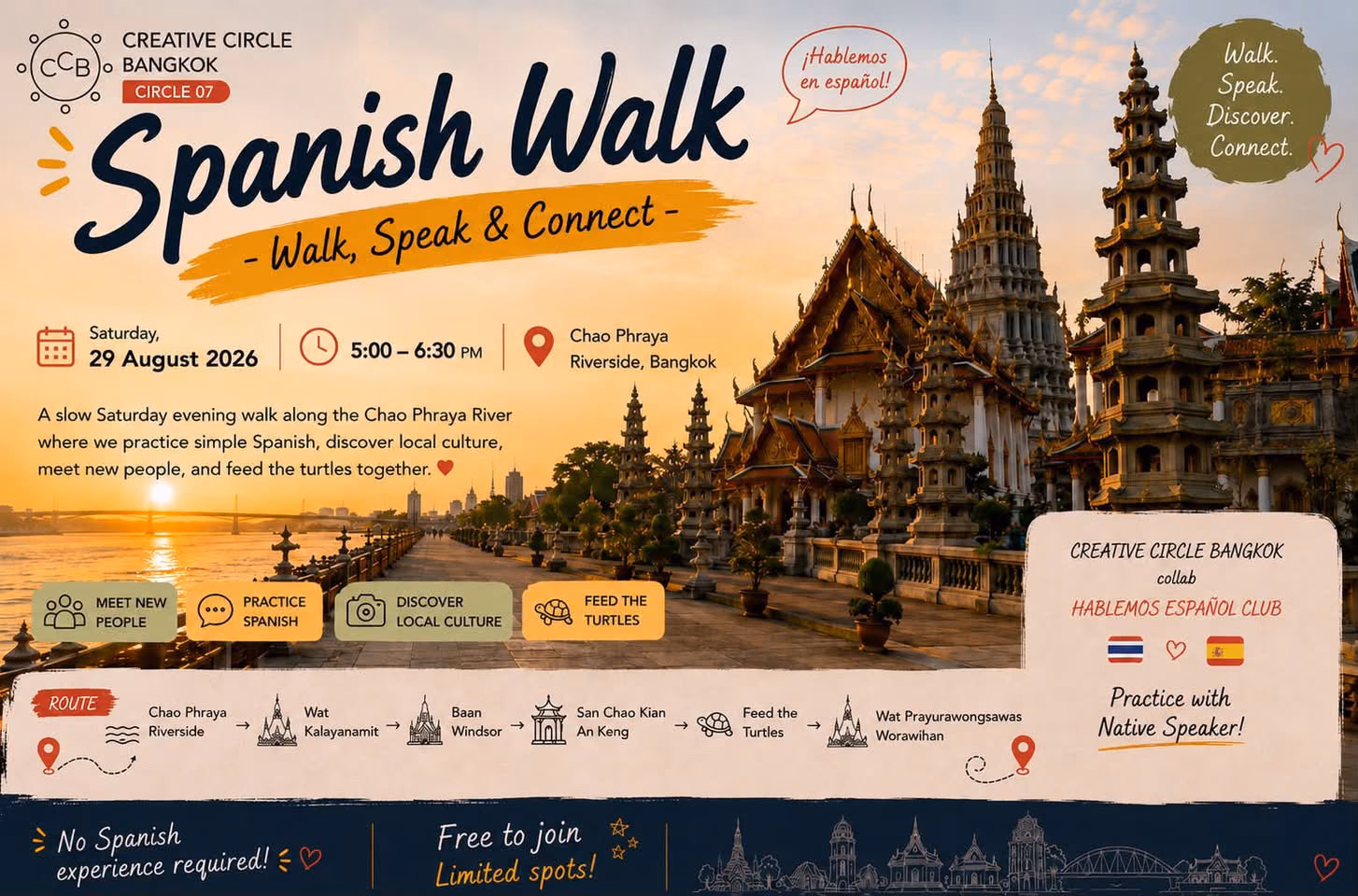 Spanish Walk — event poster